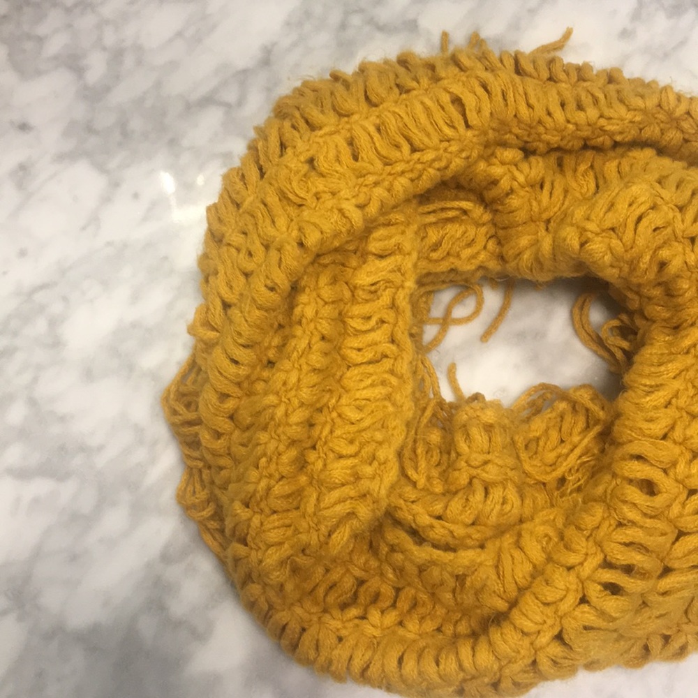 Yellow Infinity Scarf